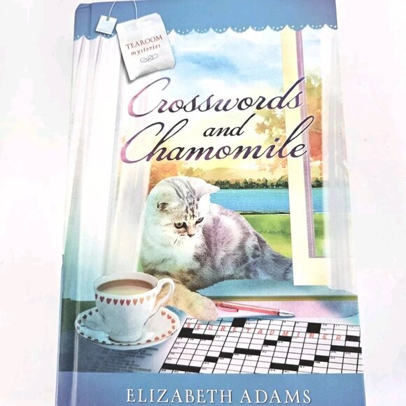 Tearoom Mysteries Books # 3 To a Tea & 4 Crosswords& Chamomile Guideposts - Picture 3 of 10